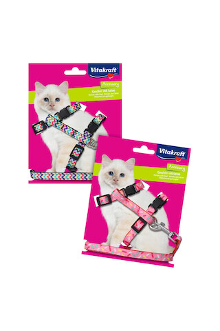 VITAKRAFT KITTEN FITTING WITH LEAD A PACK OF 2