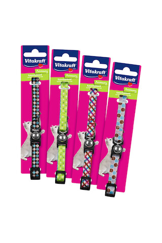 VITAKRAFT CAT COLLAR NYLON A PACK OF 4