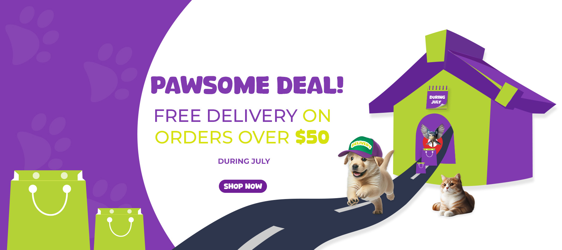 waw pet free delivery