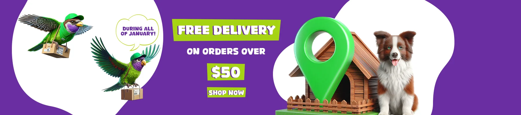 WAW PET FREE DELIVERY