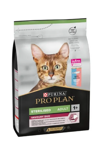 Purina Pro Plan CAT STERELIZED DUO COD &TROUT - 3kg