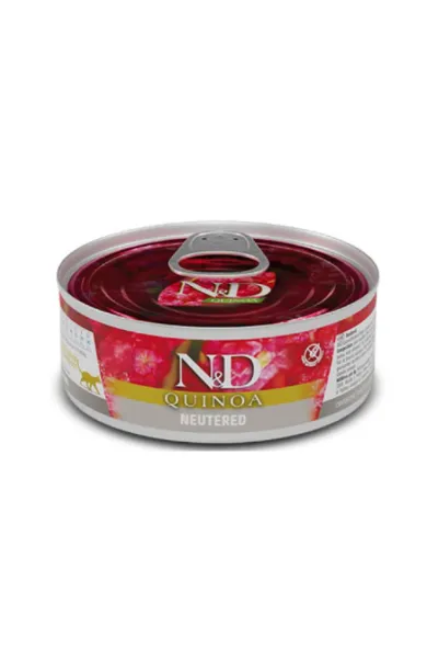 FARMINA N&D Quinoa Neutered Adult Cat Wet Food 80g