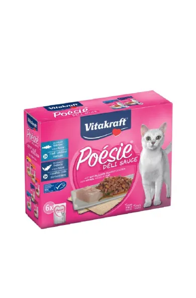 VITAKRAFT POESIE DELI SAUCE MULTIPACK CODFISH