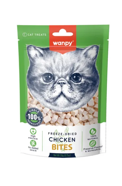 Wanpy Cat Freeze Dried Chicken Treat 20g*10