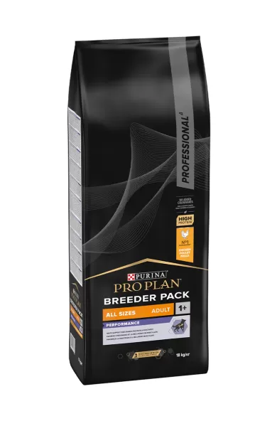 Purina Pro Plan Performance All Sizes Adult Dry Dog food with Chicken - 18kg