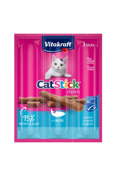 VITAKRAFT CAT MINI STICKS SALMON & TROUT 