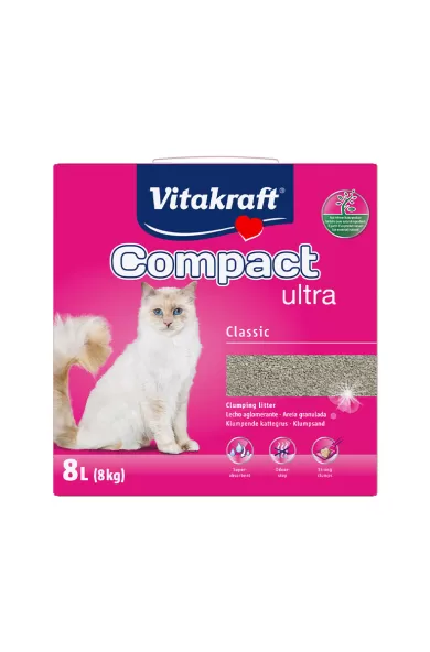 VITAKRAFT CAT COMPACT CLUMPING BENTONITE ULTRA - 8L