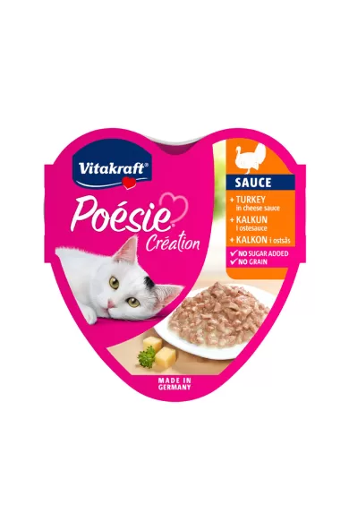 VITAKRAFT POESIE+ TURKEY IN CHEESE SAUCE