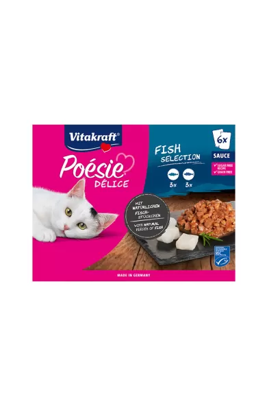 VITAKRAFT POESIE DELI SAUCE MULTIPACK CODFISH
