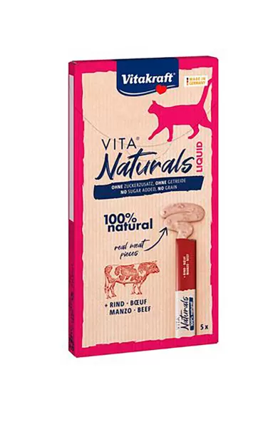 Vitakraft Naturals Liquid Snack Beef