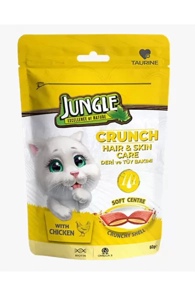 Jungle Cat Crunch With Chicken - Hair & Skin Care