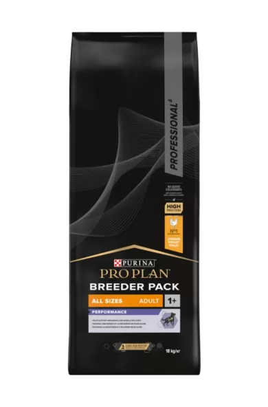 Purina Pro Plan Performance All Sizes Adult Dry Dog food with Chicken - 18kg