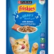 Purina Friskies Salmon Chunks in Gravy Wet Cat Food Pouch - 85g
