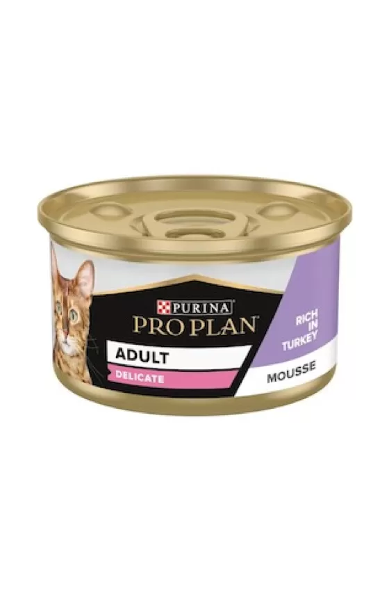 PURINA PRO PLAN Delicate CAt Turkey wet food 85g WAW Pet