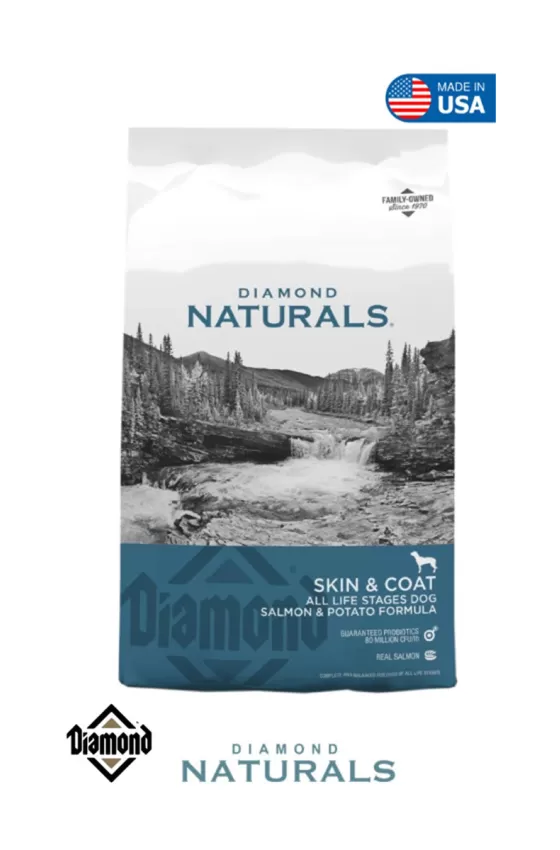 DIAMOND NATURALS SKIN & COAT SALMON & POTATO DOG ALL LIFE STAGES