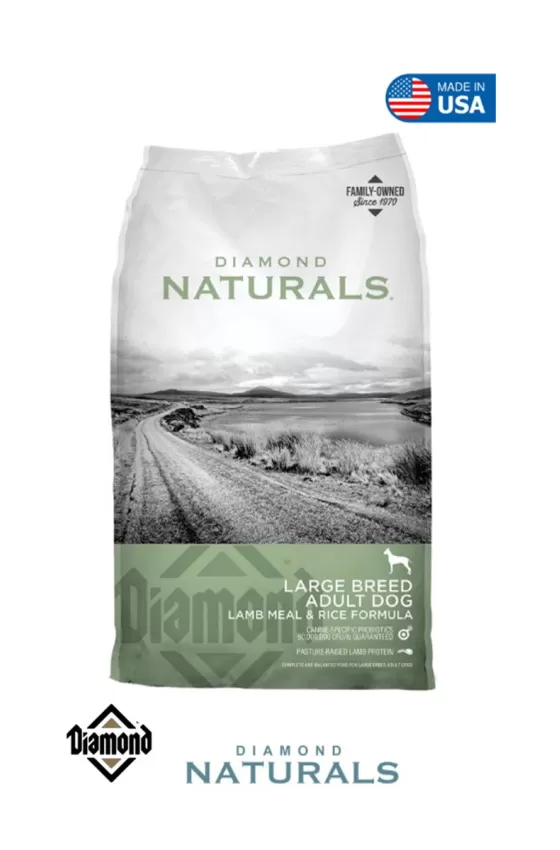 DIAMOND NATURALS LARGE BREED LAMB RICE ADULT DOG WAW Pet