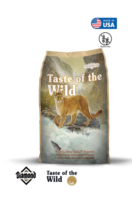 Taste Of The Wild Canyon River Feline Trout & Smoked Salmon Cat All Life Stages