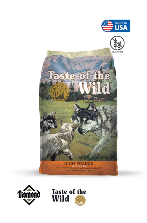 Taste Of The Wild High Prairie Puppy Recipe With Roasted Bison & Roasted Venison DOG ALL LIFE STAGES - 2kg
