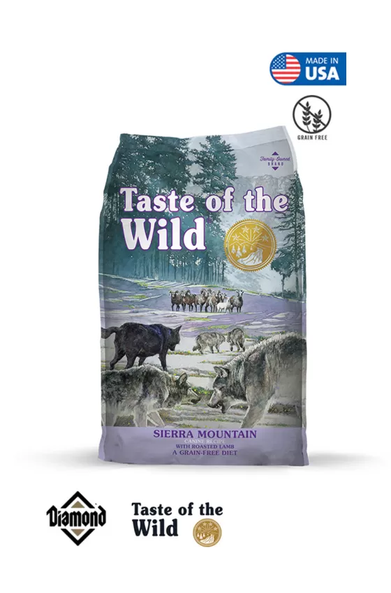 Taste Of The Wild Sierra Mountain Canine Recipe With Roasted Lamb Dog All Life Stages - 2kg