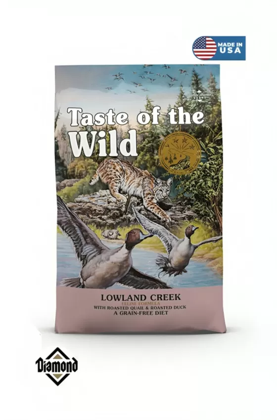 Taste Of The Wild Lowland Creek Feline Roasted Quail & Roasted Duck CAT ALL LIFE STAGES