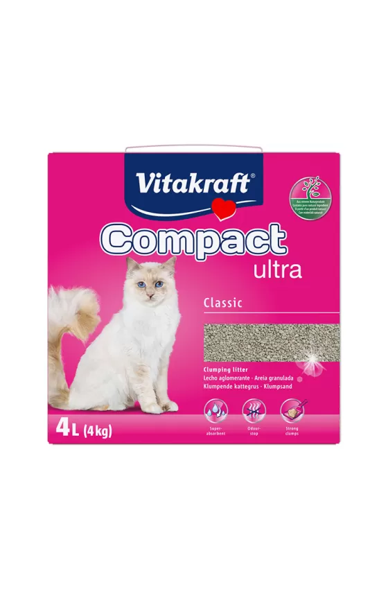 VITAKRAFT CAT COMPACT CLUMPING BENTONITE ULTRA - 4L