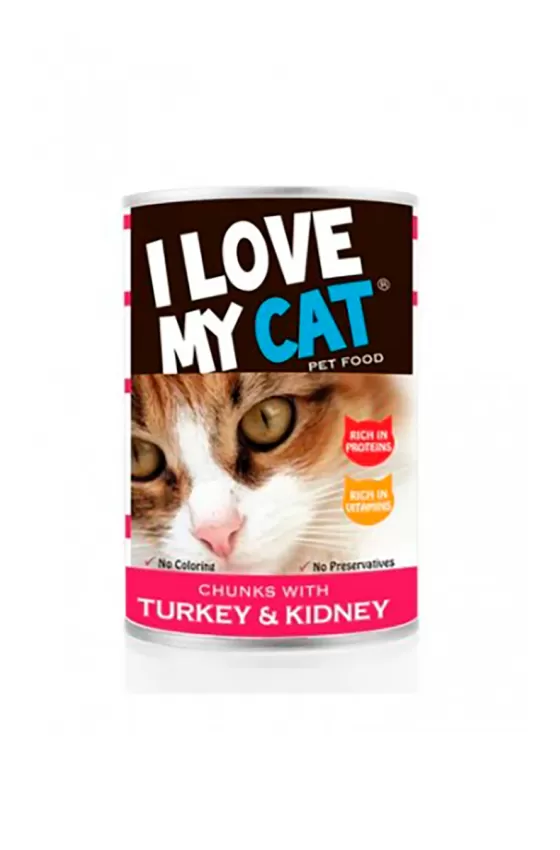 I Love My Cat Chunks With Turkey & Kidney