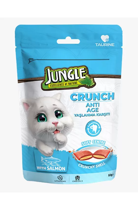 Jungle Cat Crunch With Salmon-Anti Age