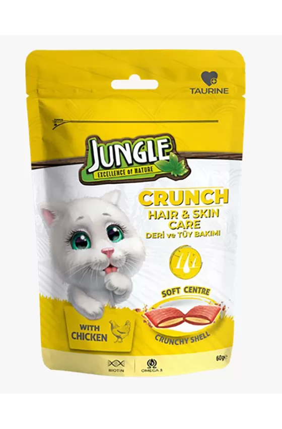 Jungle Cat Crunch With Chicken - Hair & Skin Care