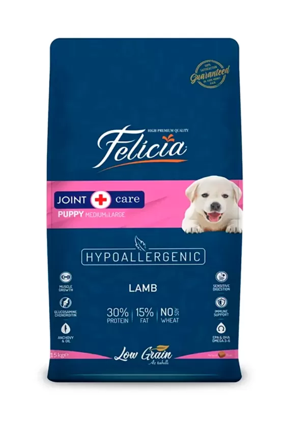 Felicia Joint Care Puppy Lamb Medium and Large 15kg